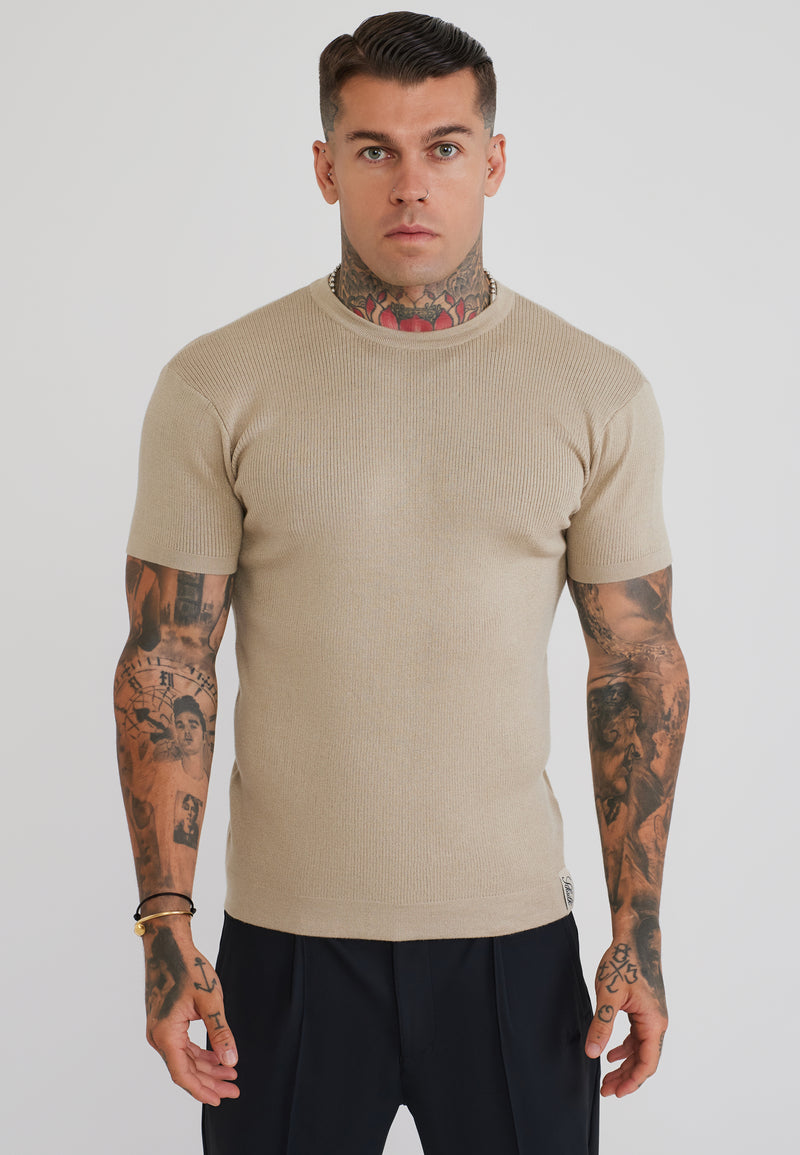 Stone Knitted T-Shirt