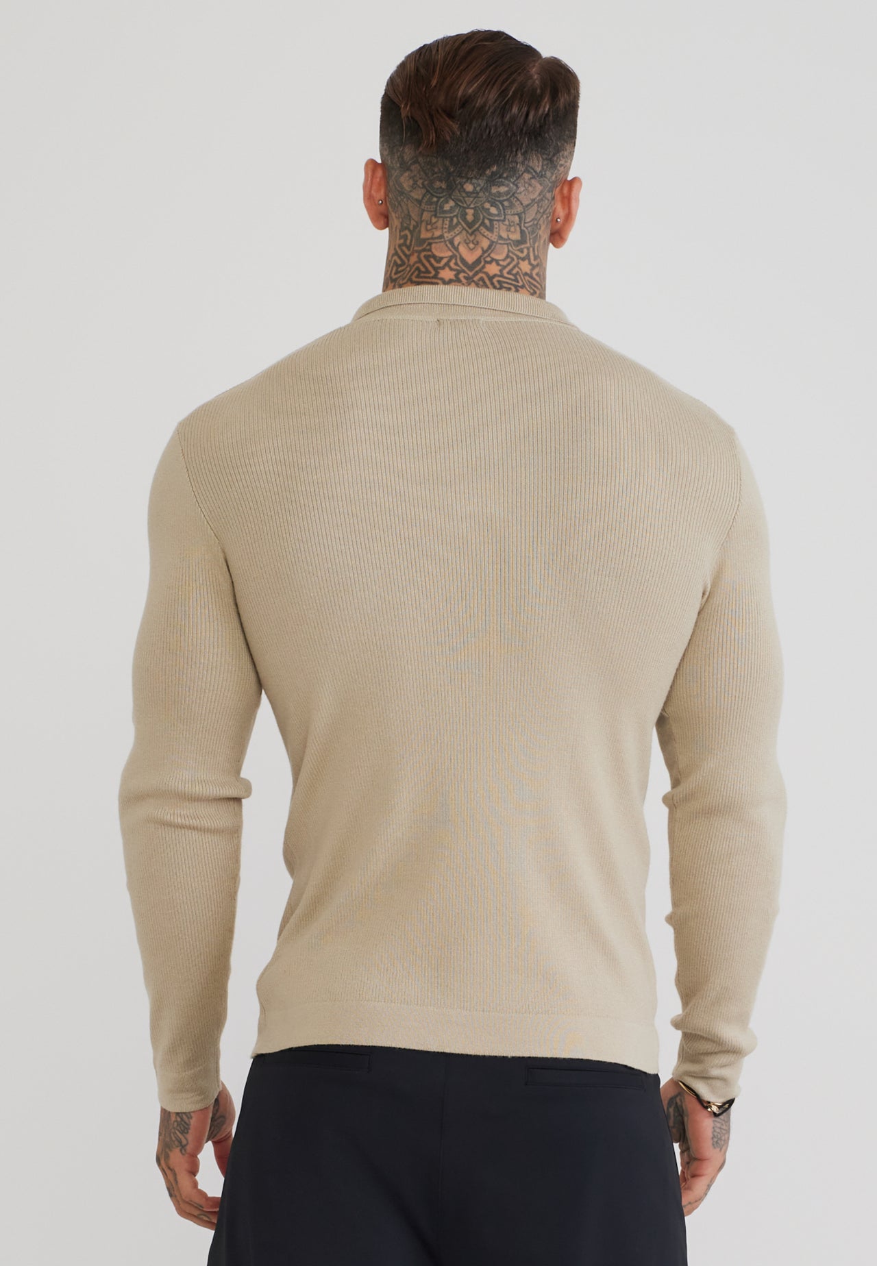 Stone LS Knitted Polo T-Shirt (4)