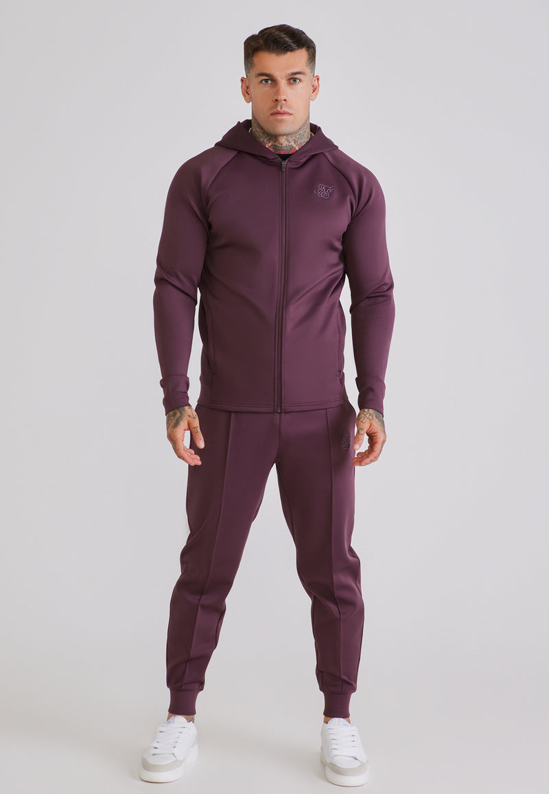 Burgundy Hoodie and Joggers Set
