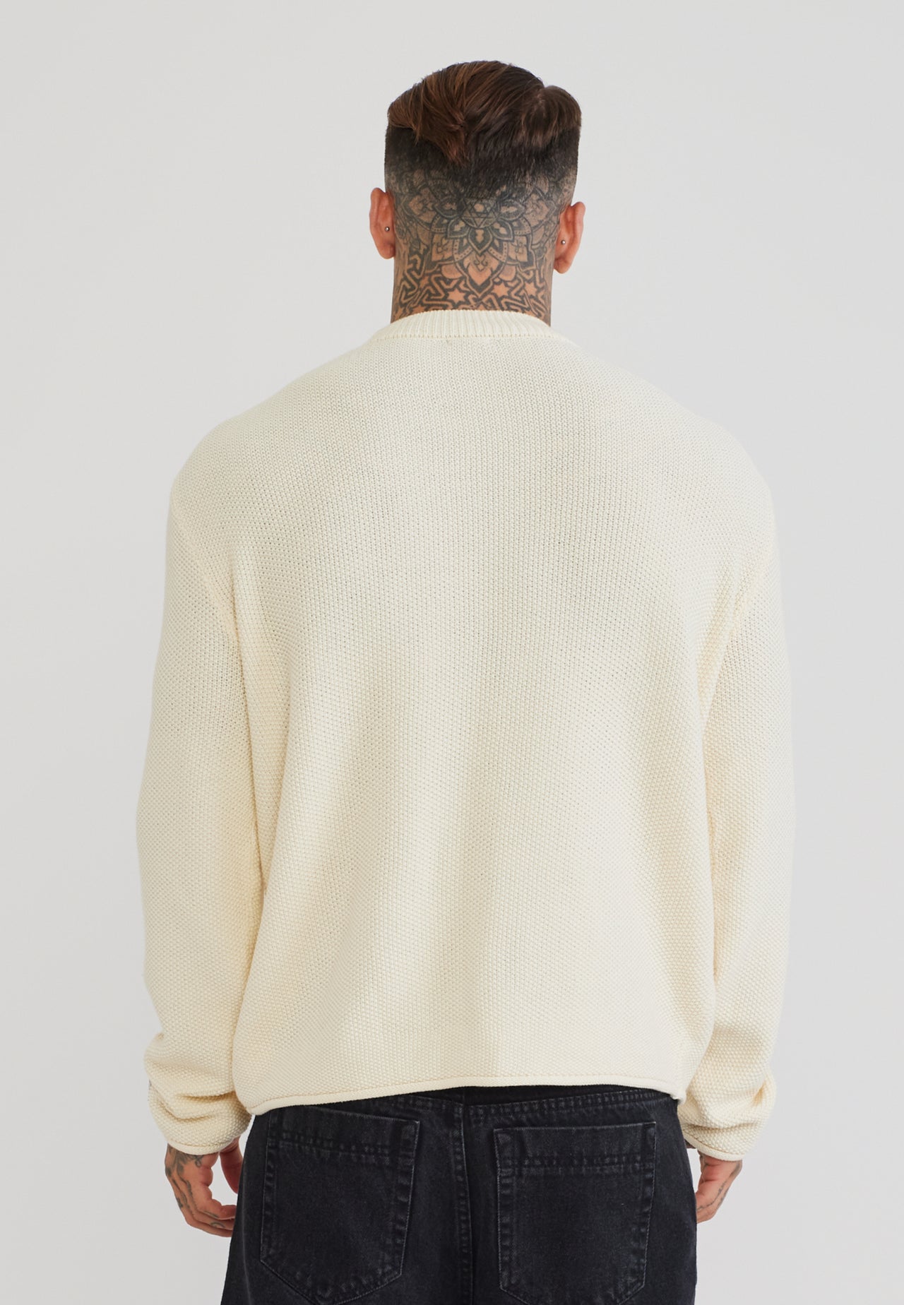Ecru Knitted Sweater (4)