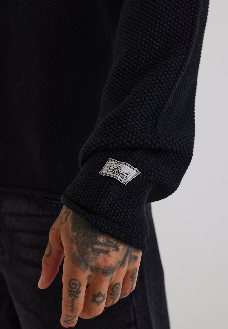 Black Knitted Sweater (1)