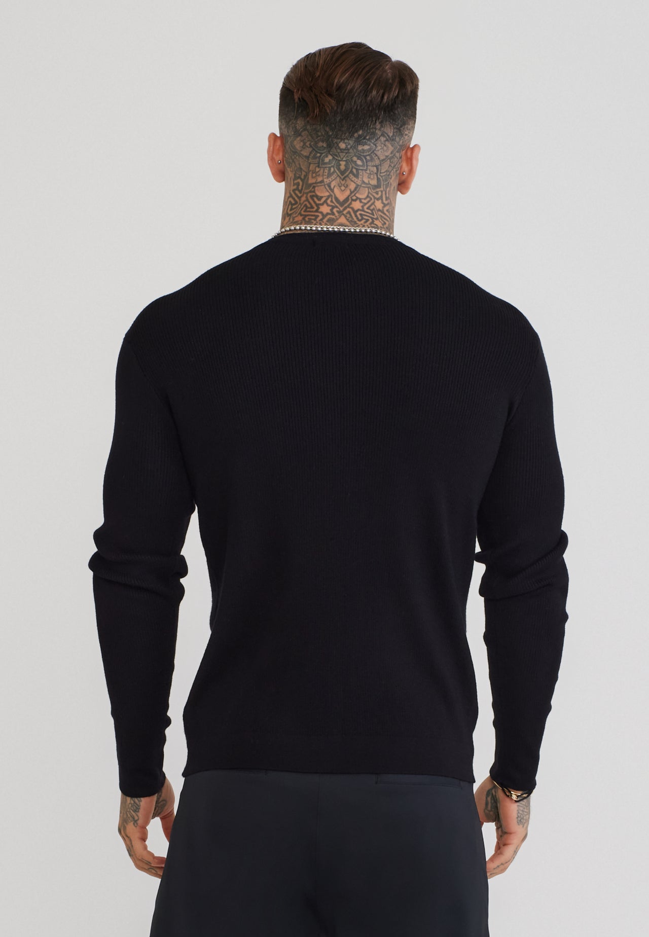 Black LS Knitted T-Shirt (4)