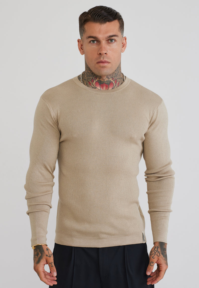 Stone LS Knitted T-Shirt