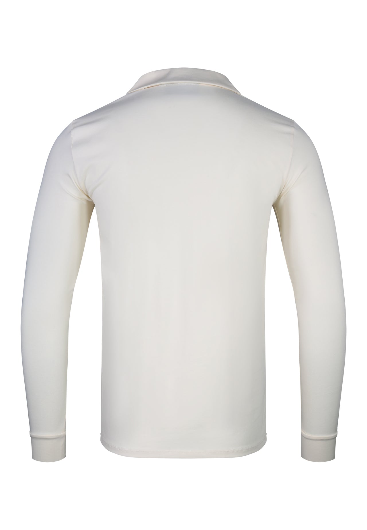 Ecru LS Revere Polo (6)