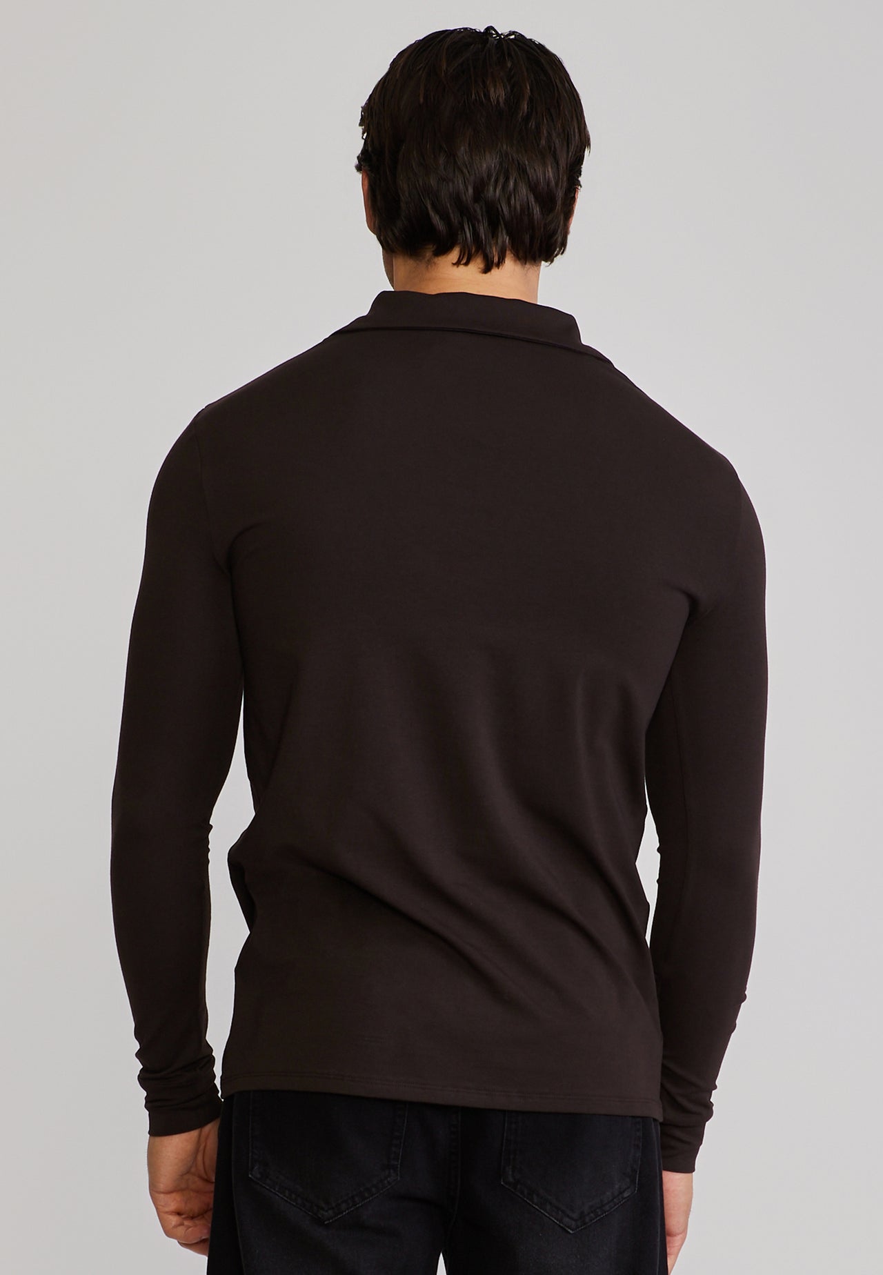 Brown LS Revere Polo (4)