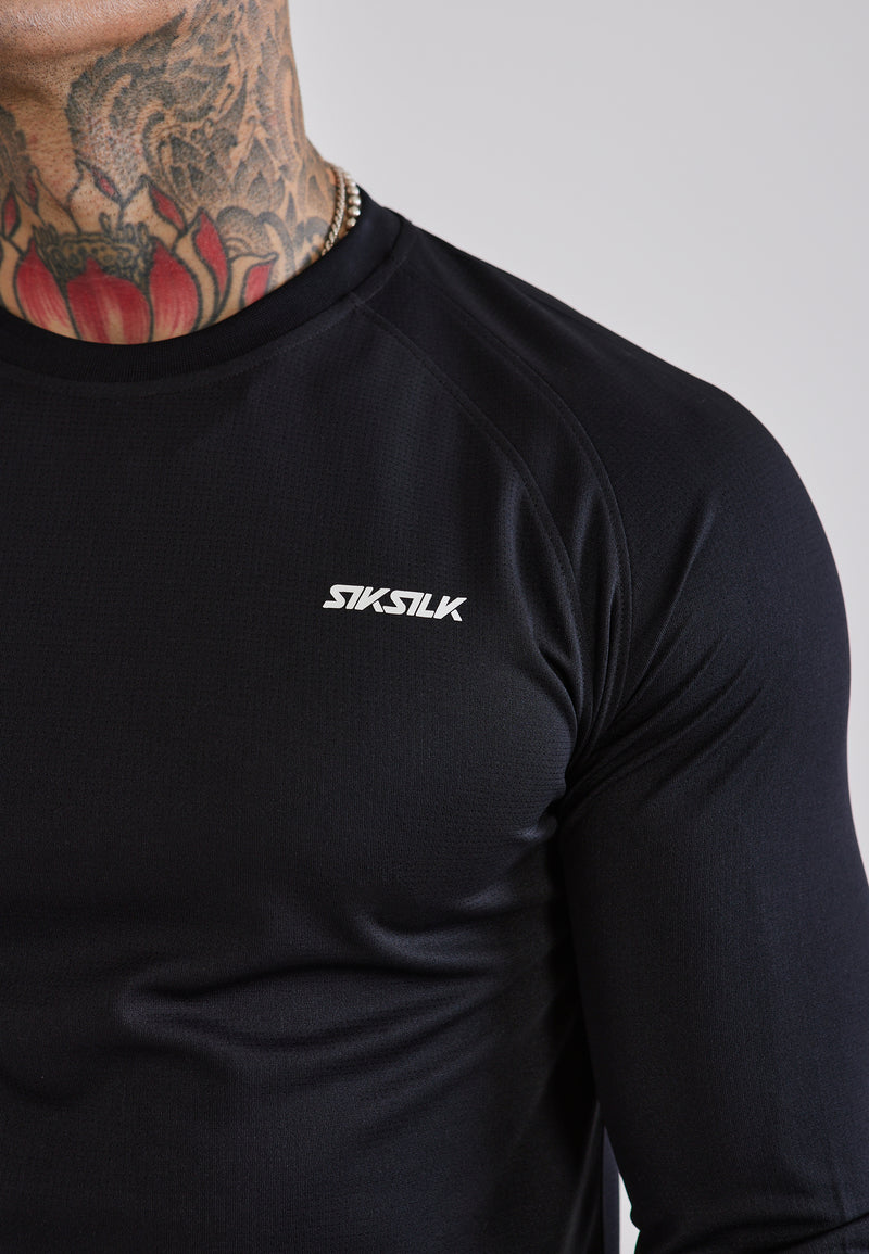 Black LS Tech T-Shirt (1)