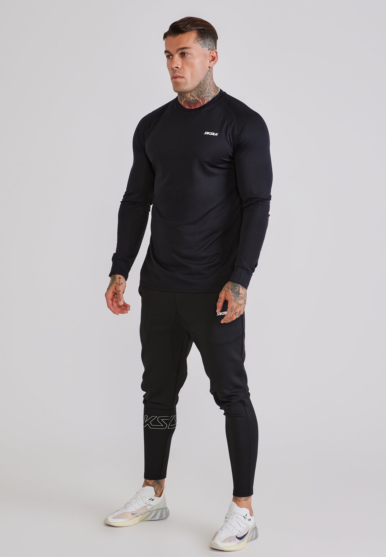 Black LS Tech T-Shirt (3)