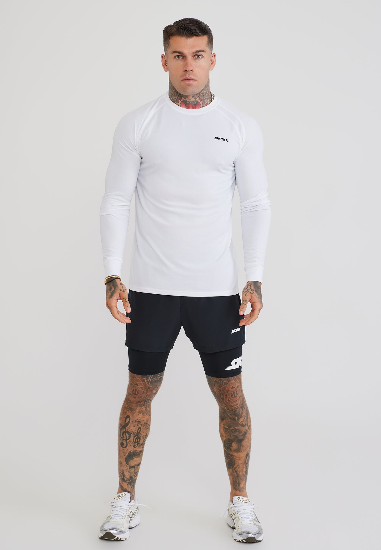 White LS Tech T-Shirt (2)