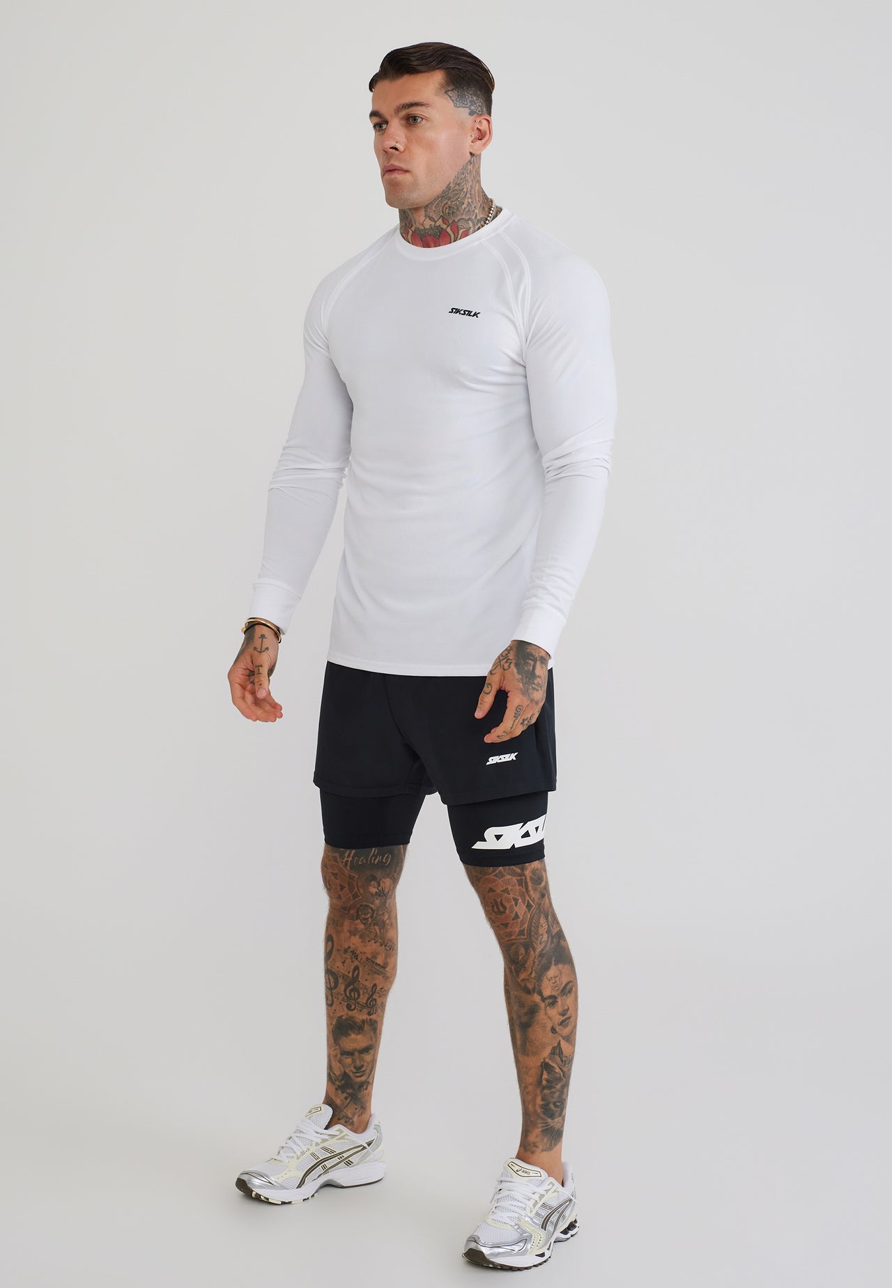 White LS Tech T-Shirt (3)