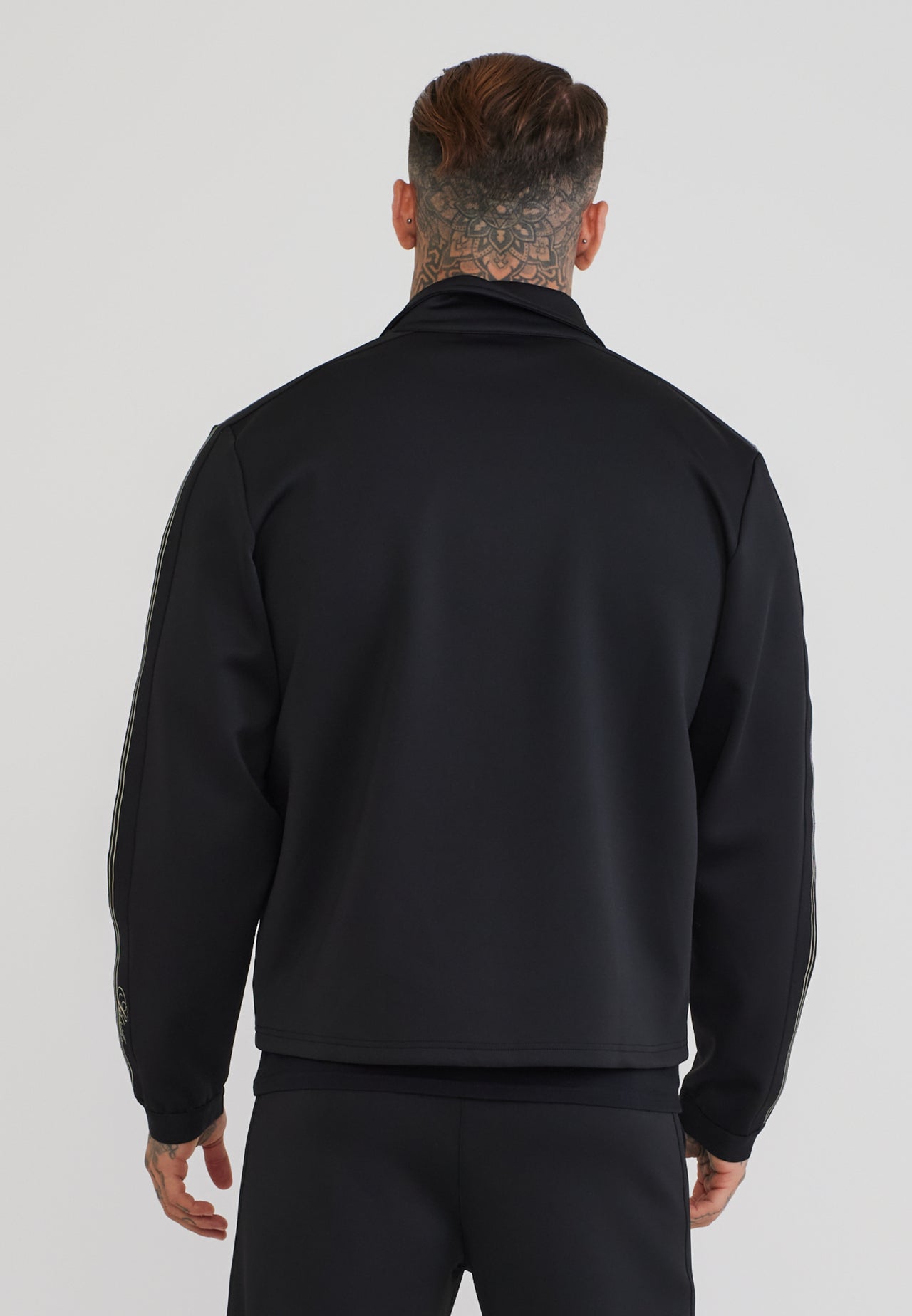 Black Taped Track Top (4)