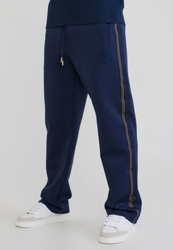 Navy Taped Track Pants