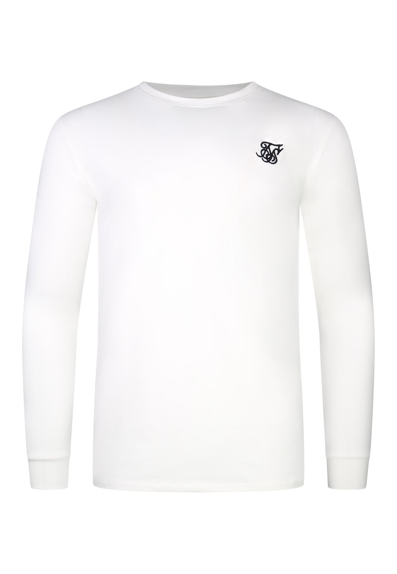 White Essentials Long Sleeve T-Shirt (5)