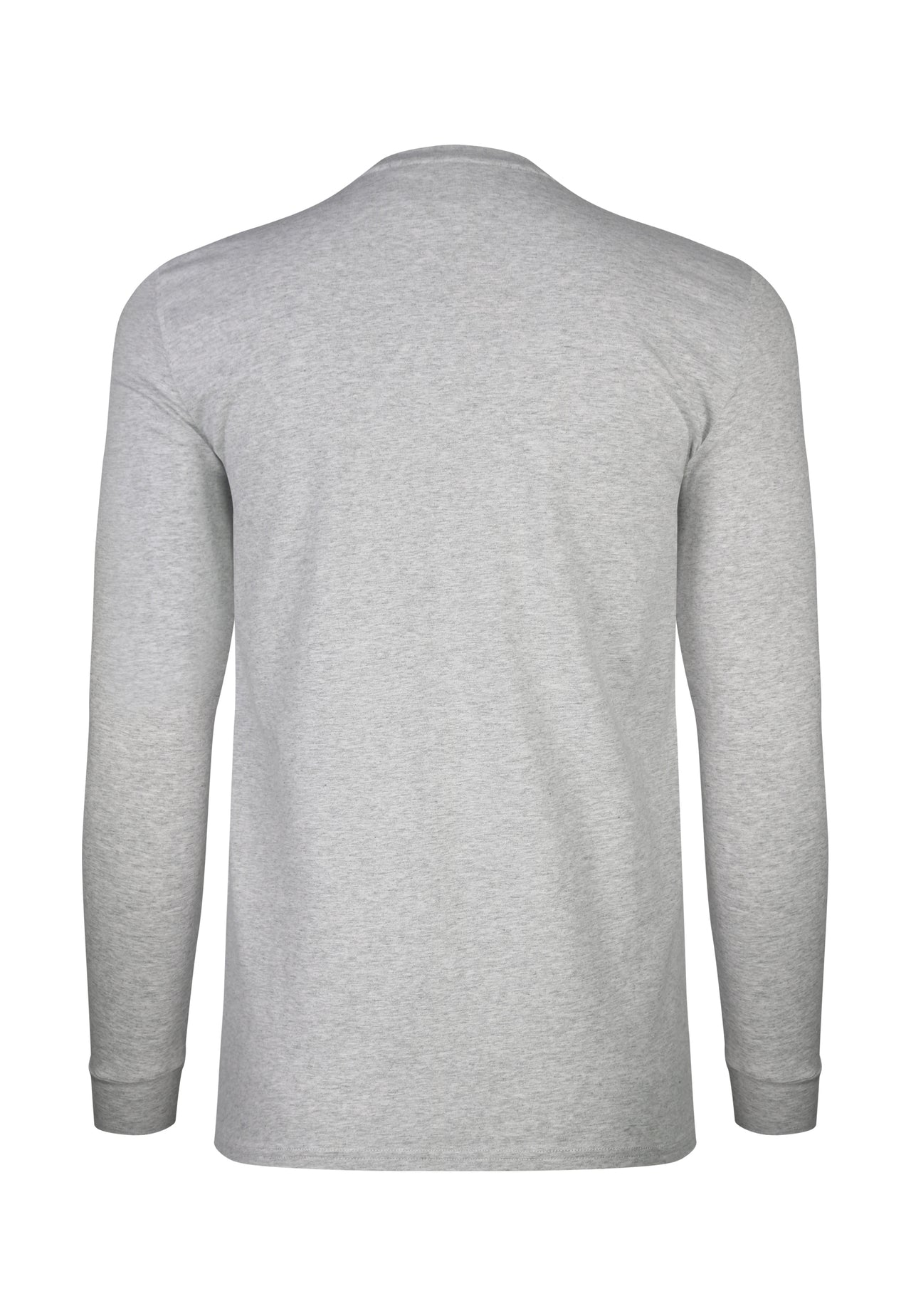 Grey Marl Essentials Long Sleeve T-Shirt (6)