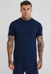 Navy Taped Tech T-Shirt