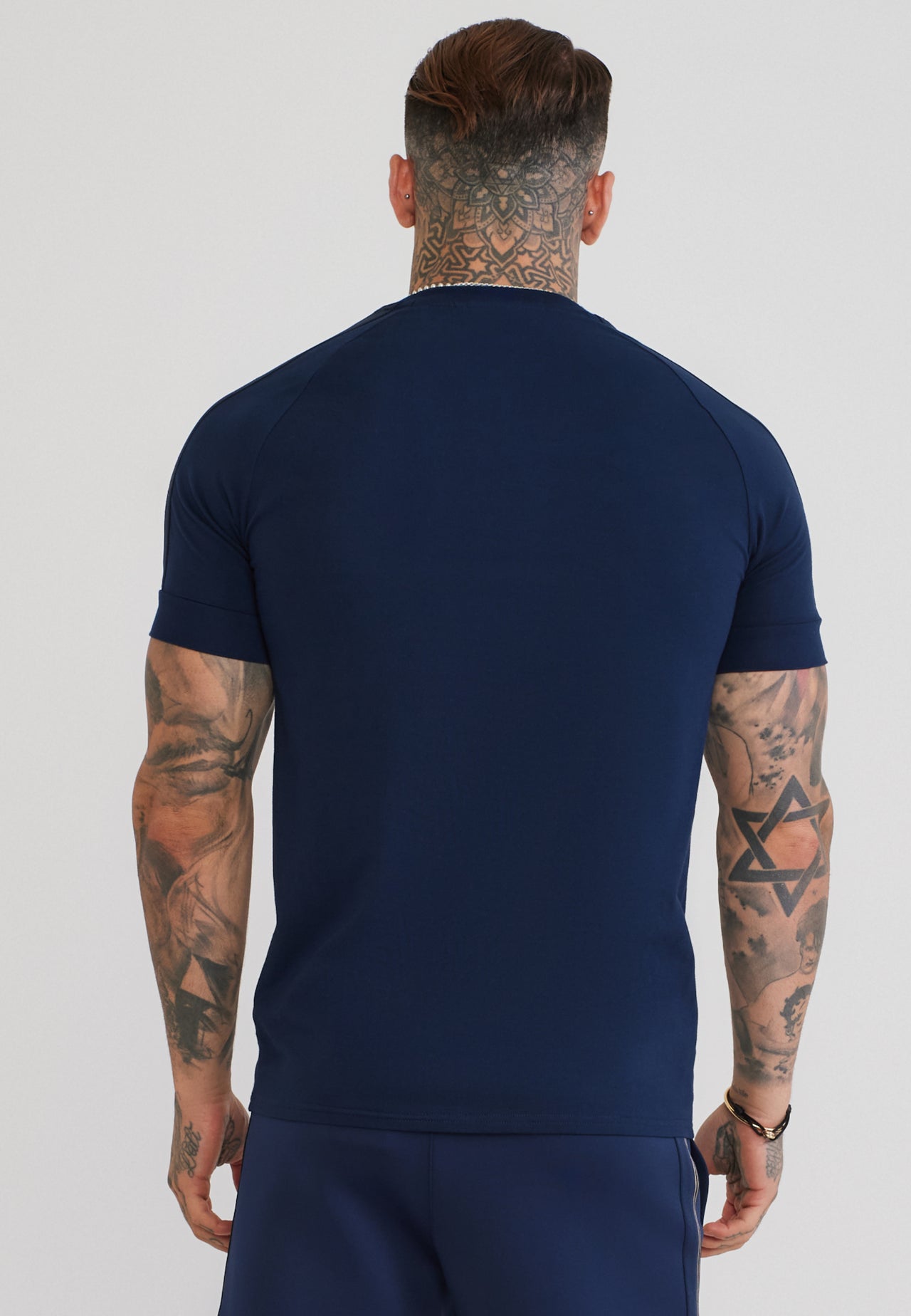 Navy Taped Tech T-Shirt (4)