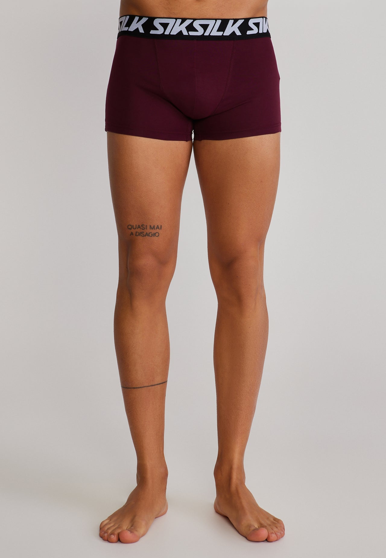 Black and White and Grey and Burgundy and Navy Pack of 5 Boxer Shorts (2)