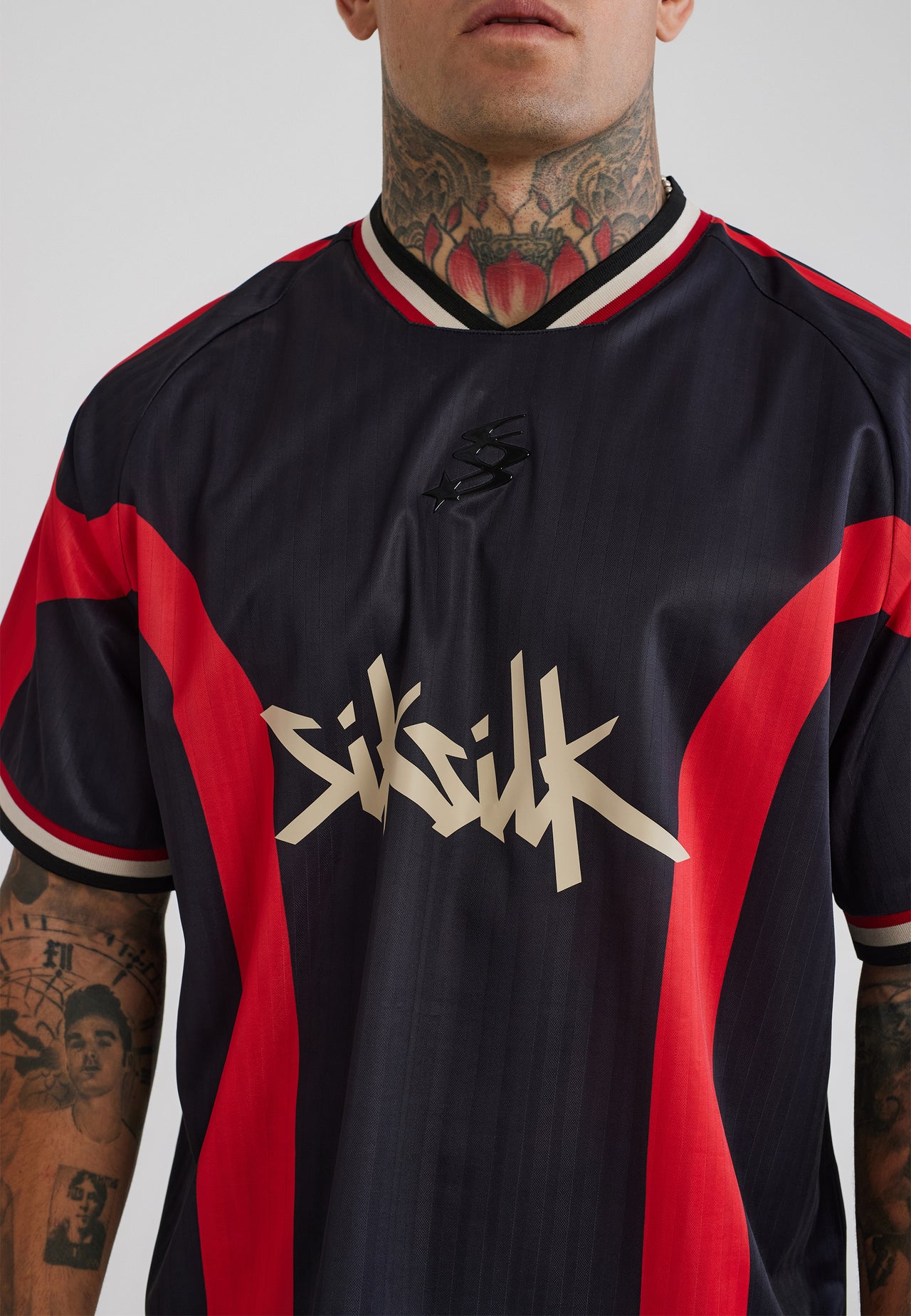 Black and Red Football T-Shirt (1)