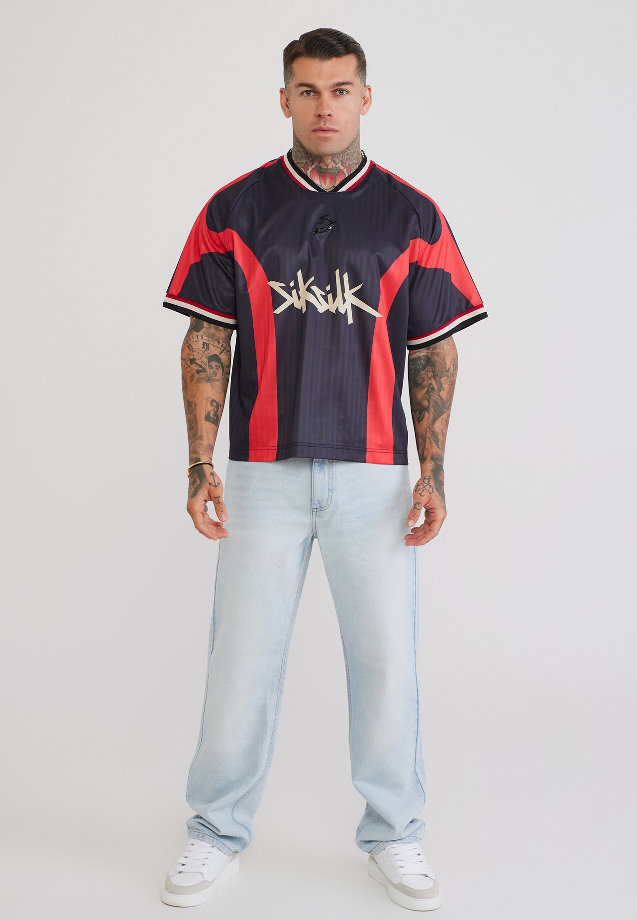 Black and Red Football T-Shirt (2)