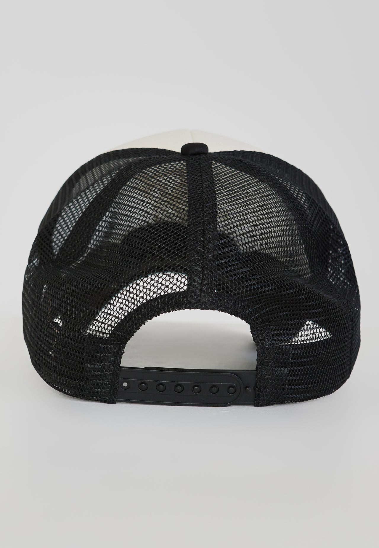 Ecru and Black Core Foam Trucker Cap (4)