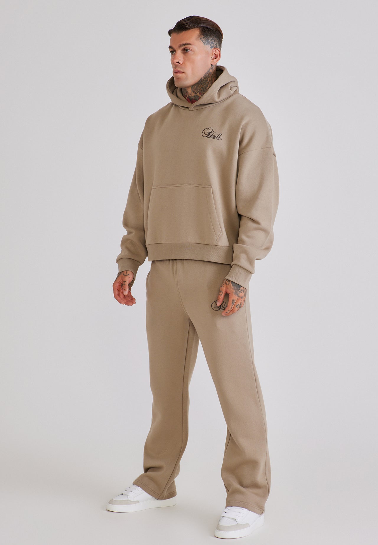 Beige Hoodie and Joggers Set (3)