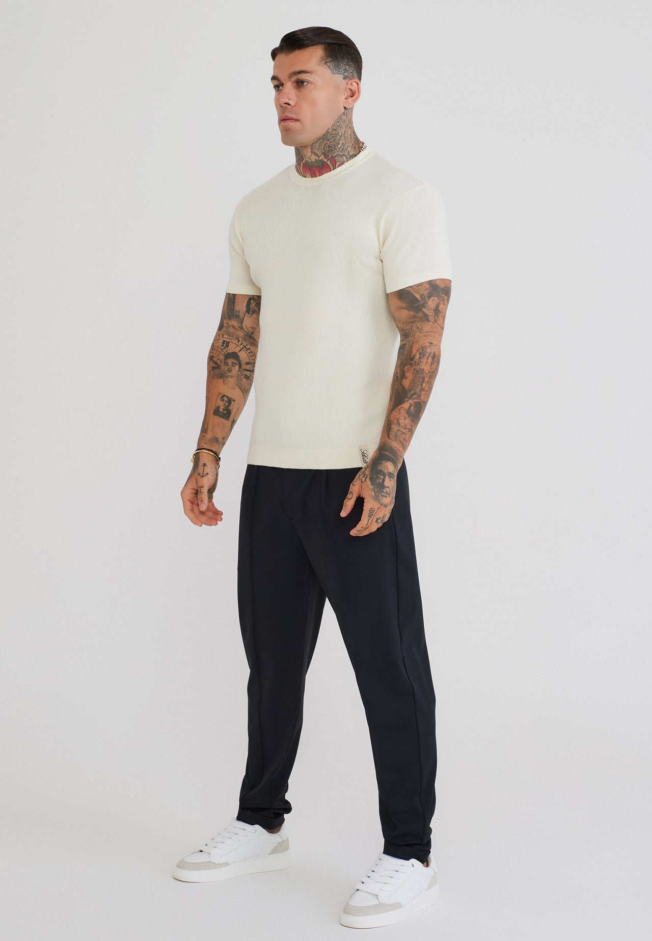 Ecru Knitted T-Shirt (3)