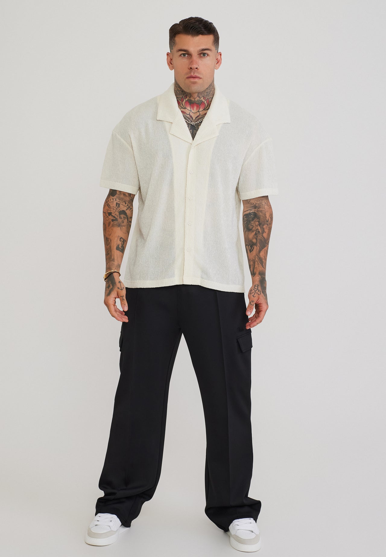 Ecru Textured Shirt (2)