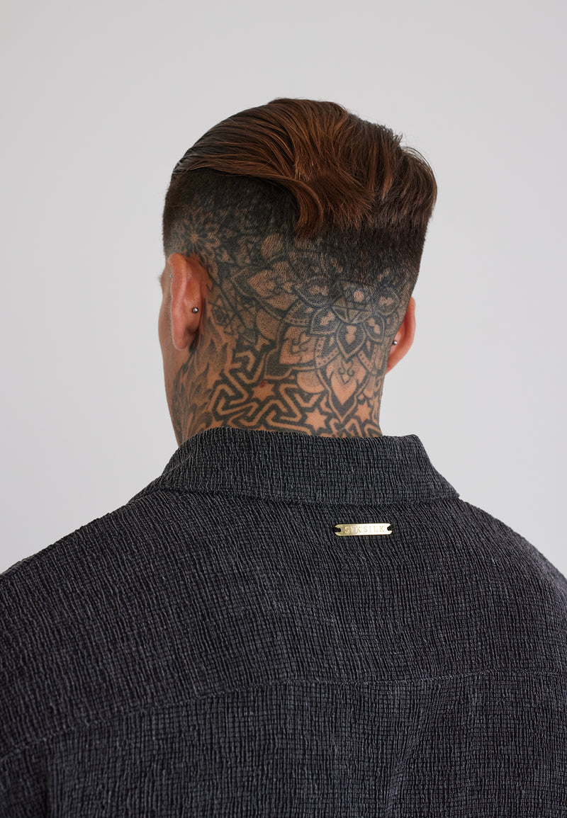 Black Textured Shirt (1)
