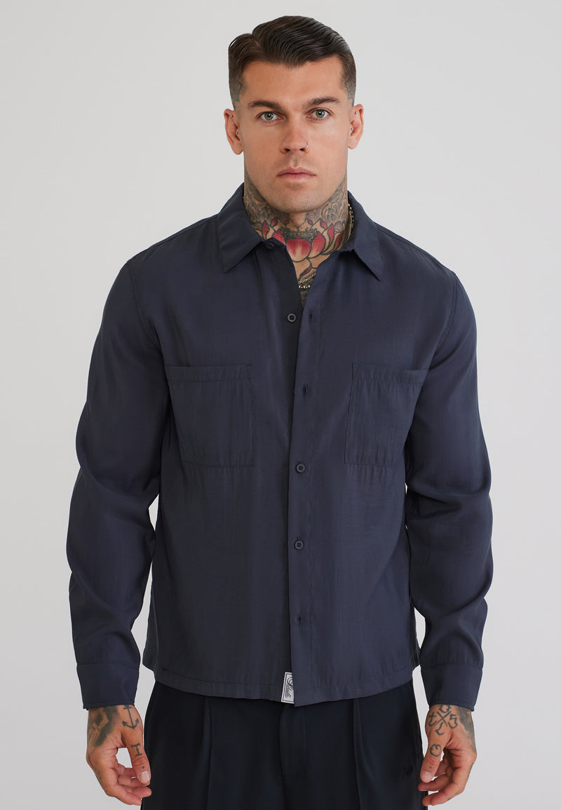 Grey Long Sleeve Shirt