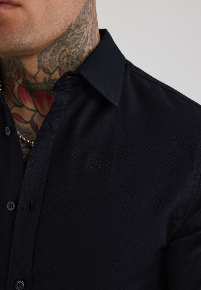 Black LS Muscle Fit Shirt (1)