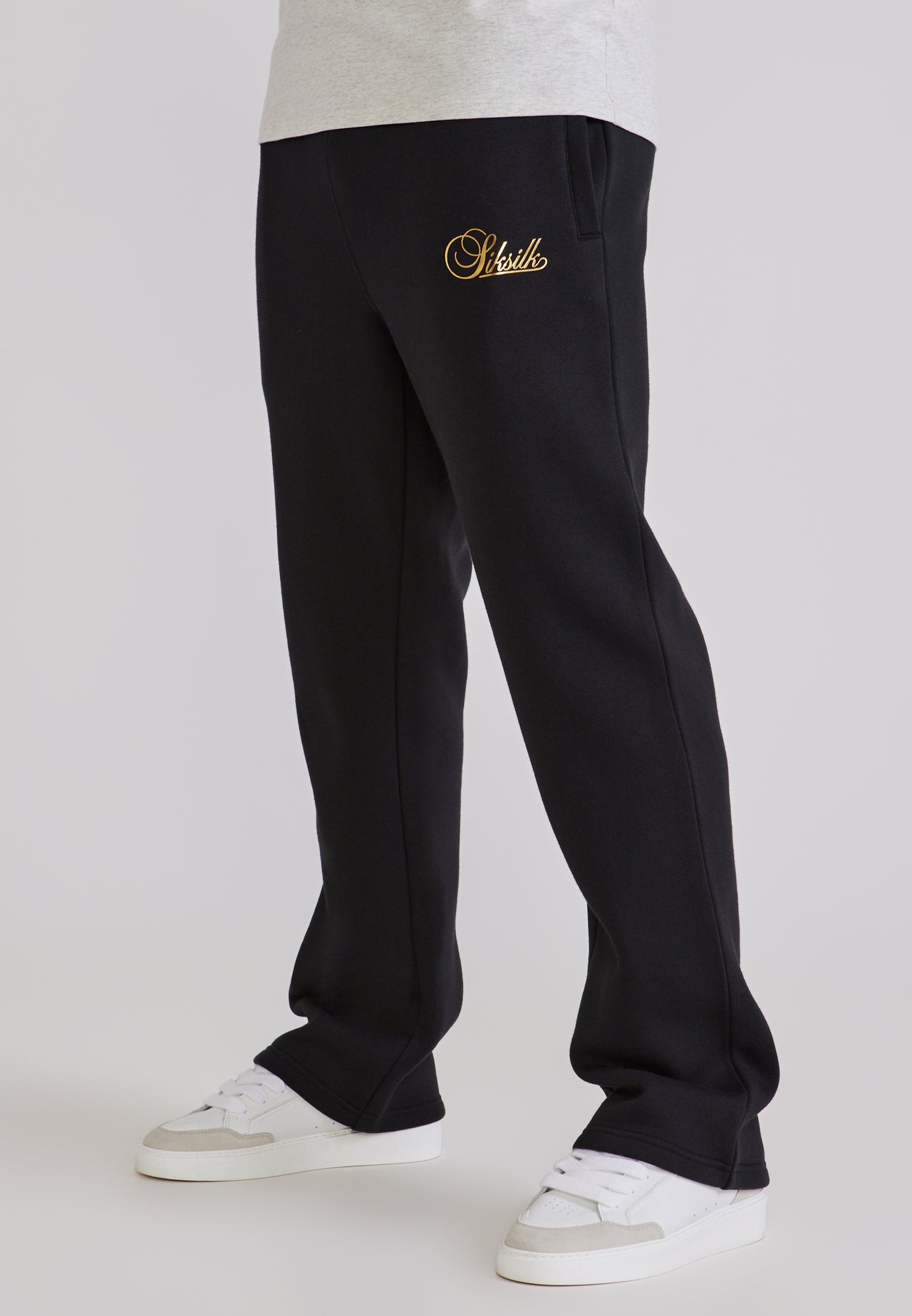 Black and Gold Essentials Track Pants
