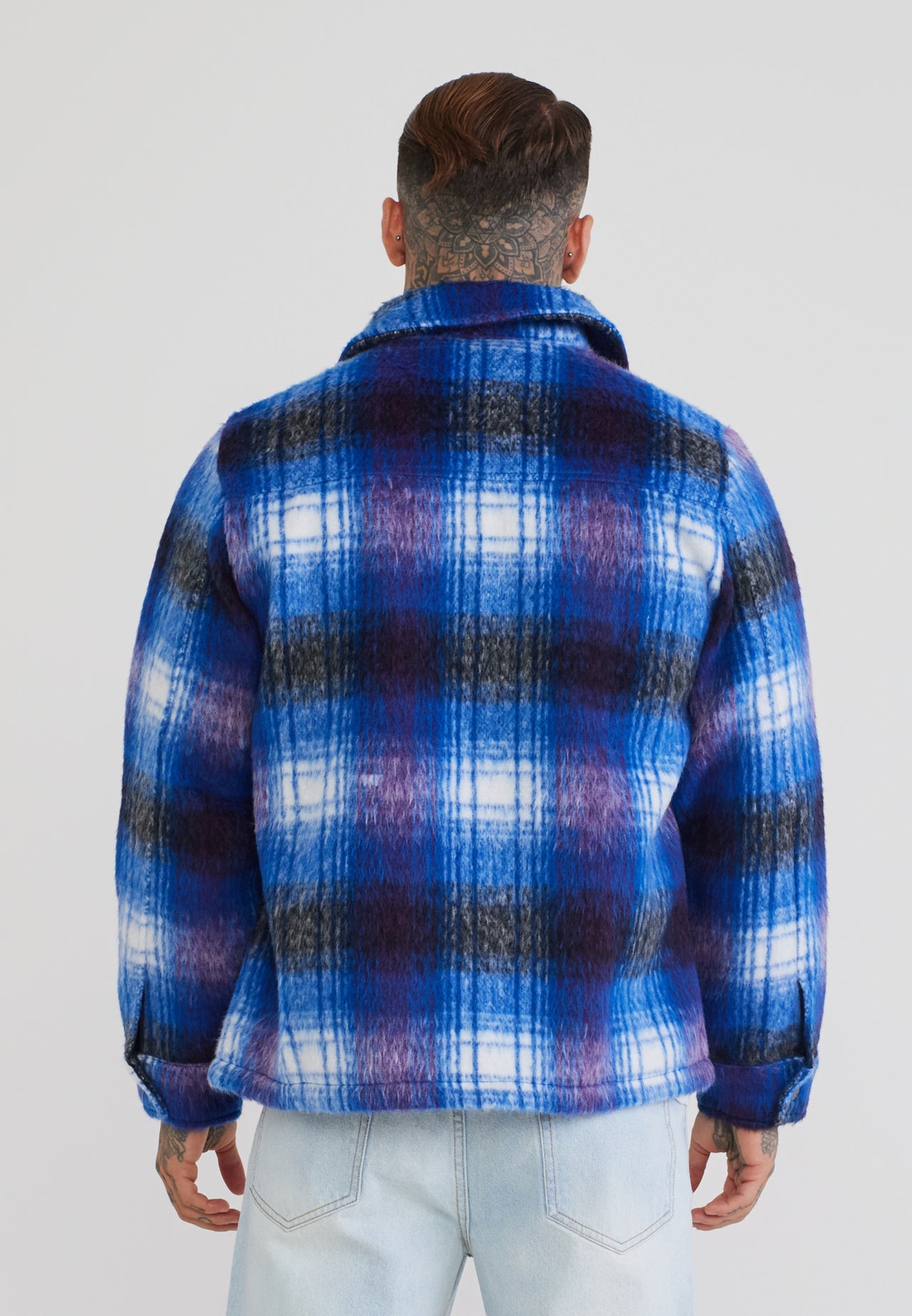 Blue Plaid Shacket (4)