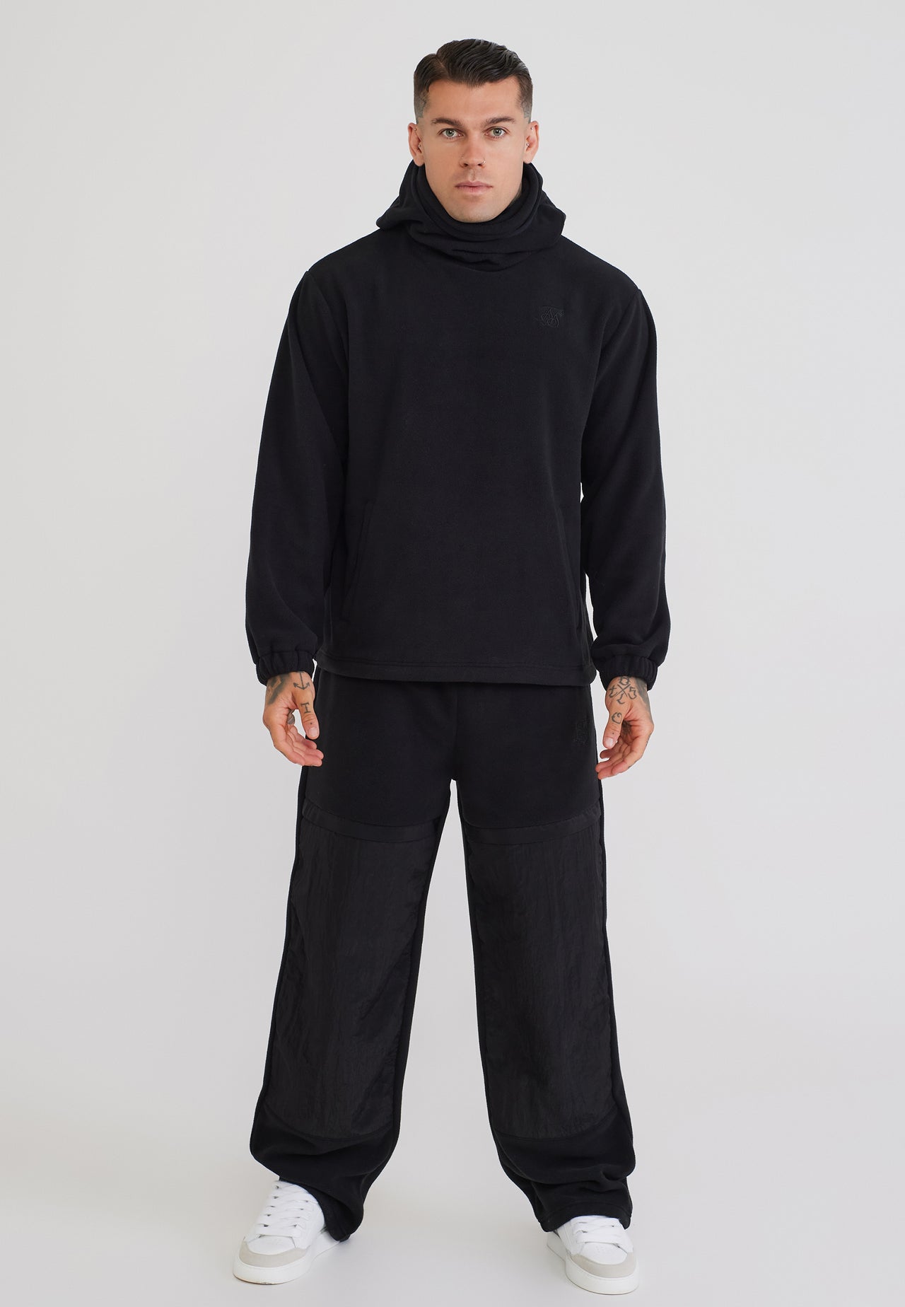 Black Polar Fleece Joggers (1)