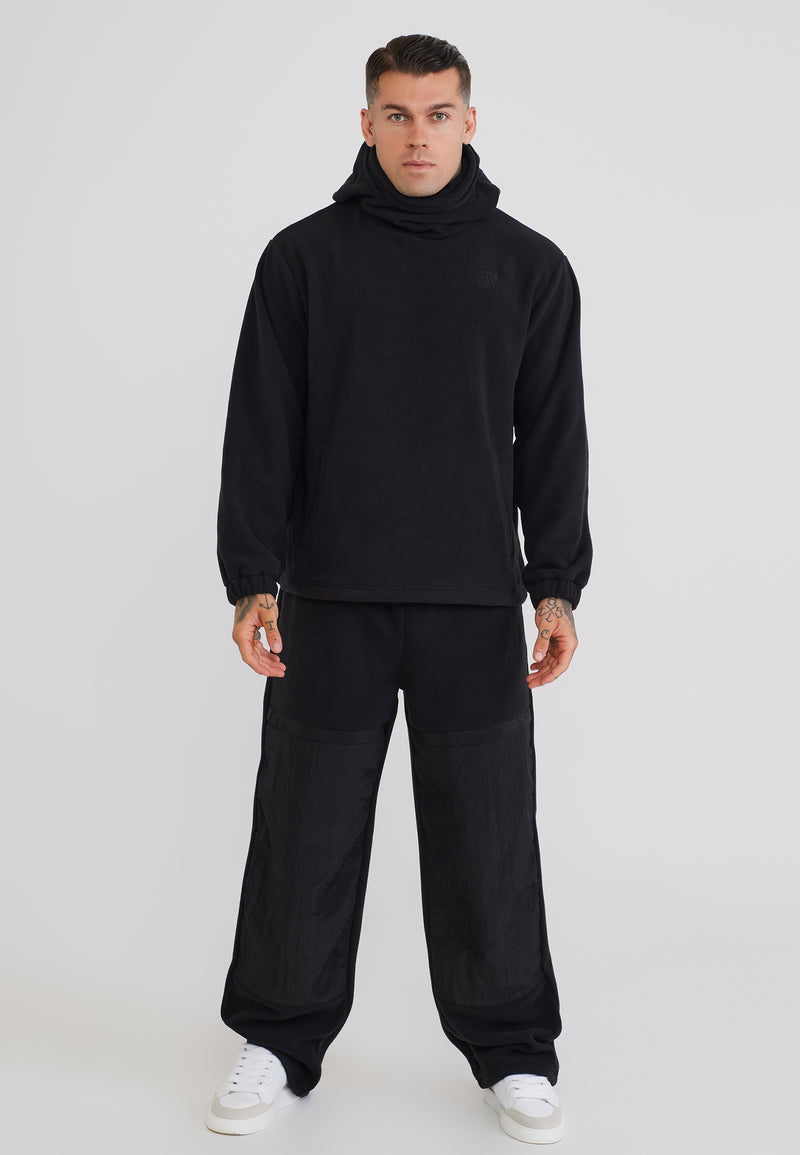 Black Polar Fleece Joggers (1)
