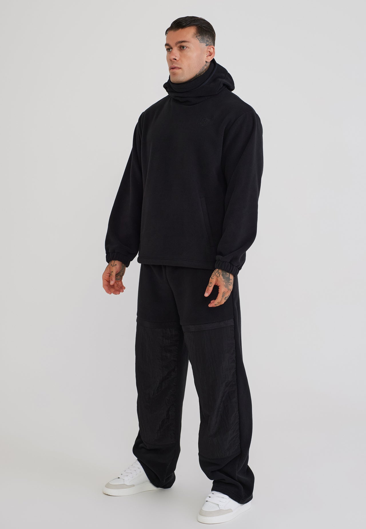 Black Polar Fleece Joggers (3)