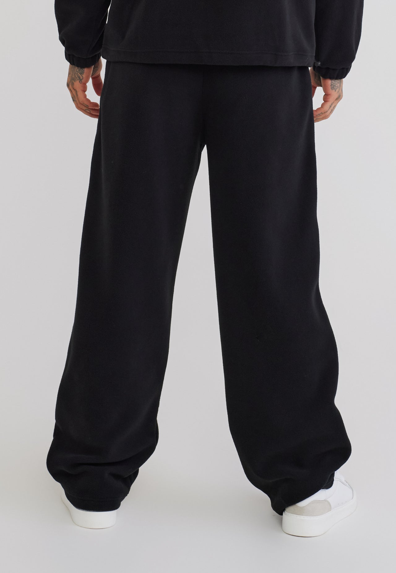 Black Polar Fleece Joggers (4)