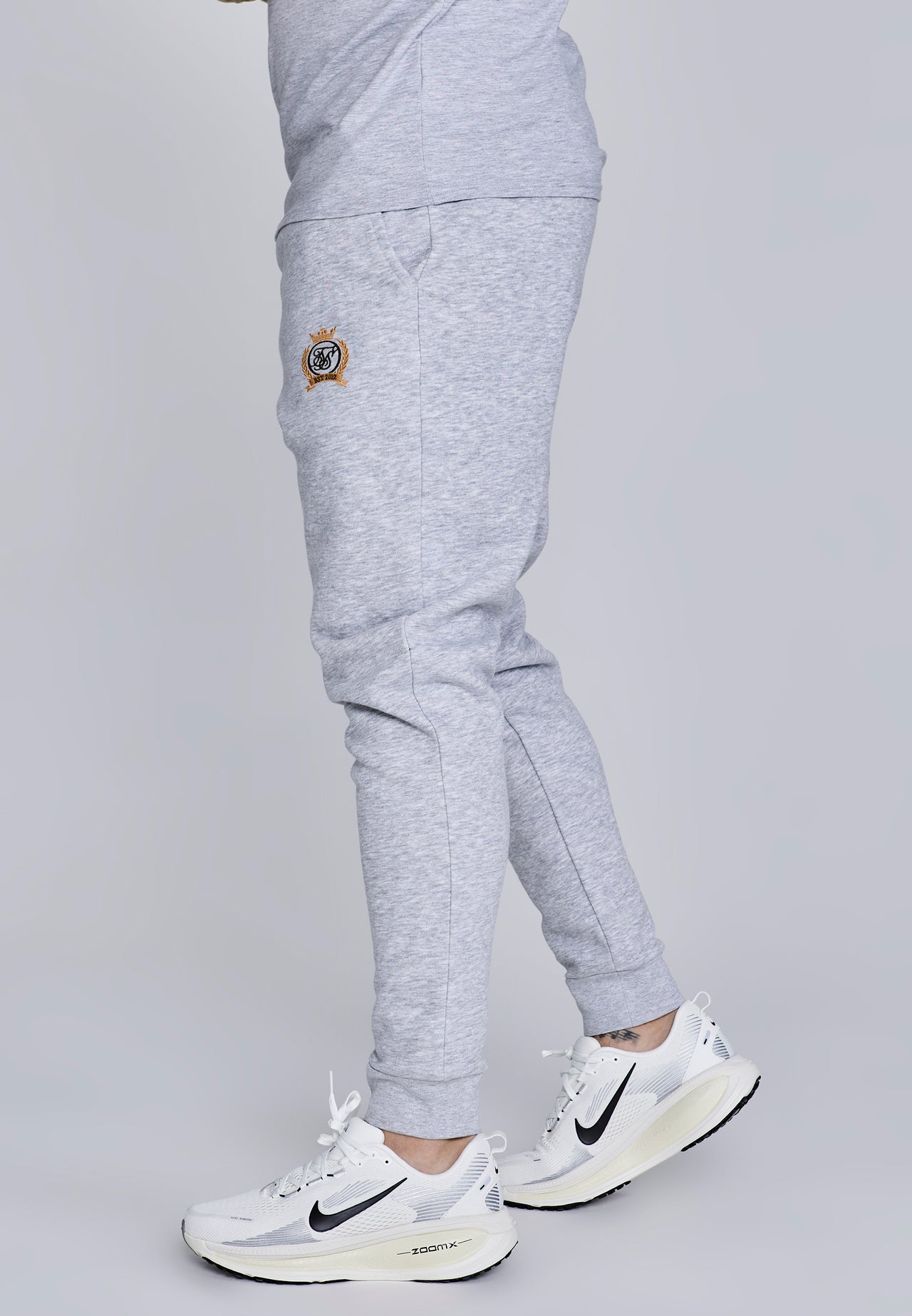 Grey Marl Essentials Joggers (3)