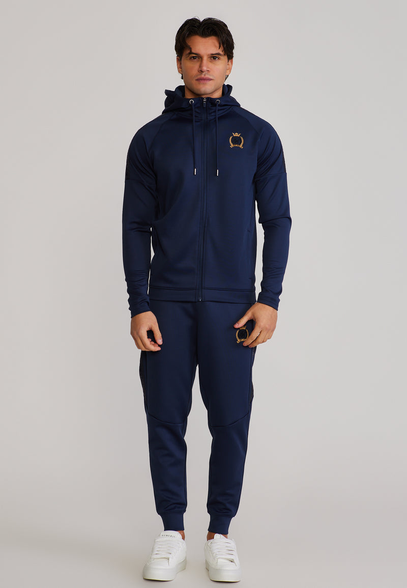 Navy Hoodie and Joggers Set