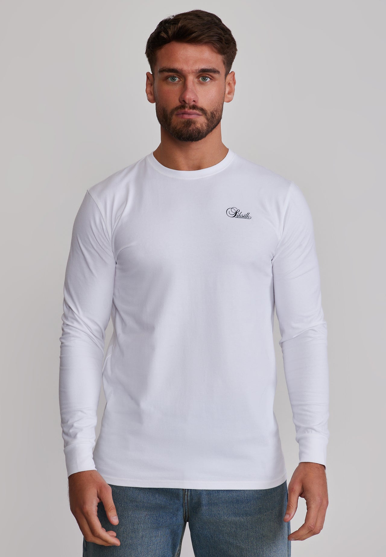 White Essentials LS T-Shirt