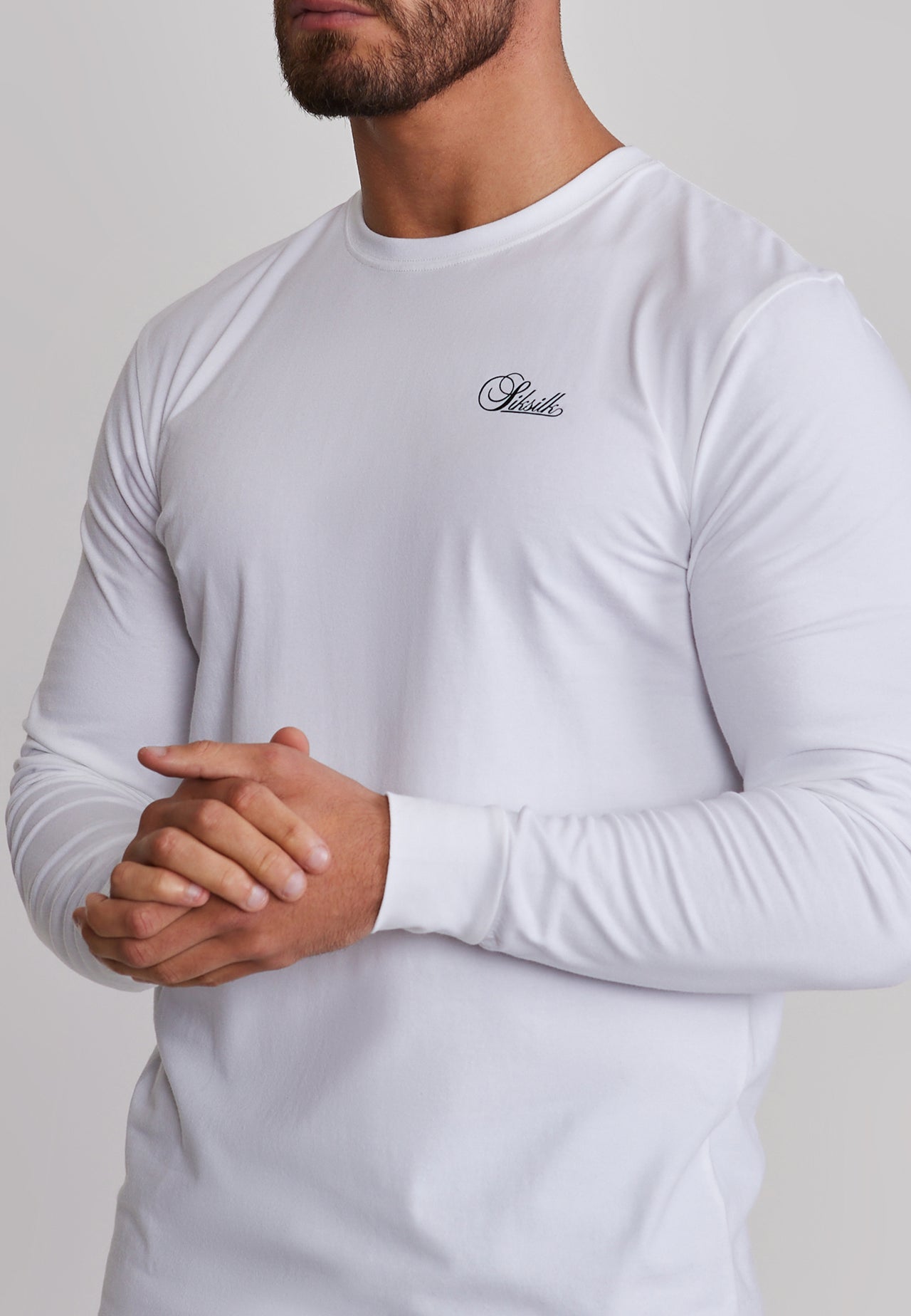 White Essentials LS T-Shirt (1)