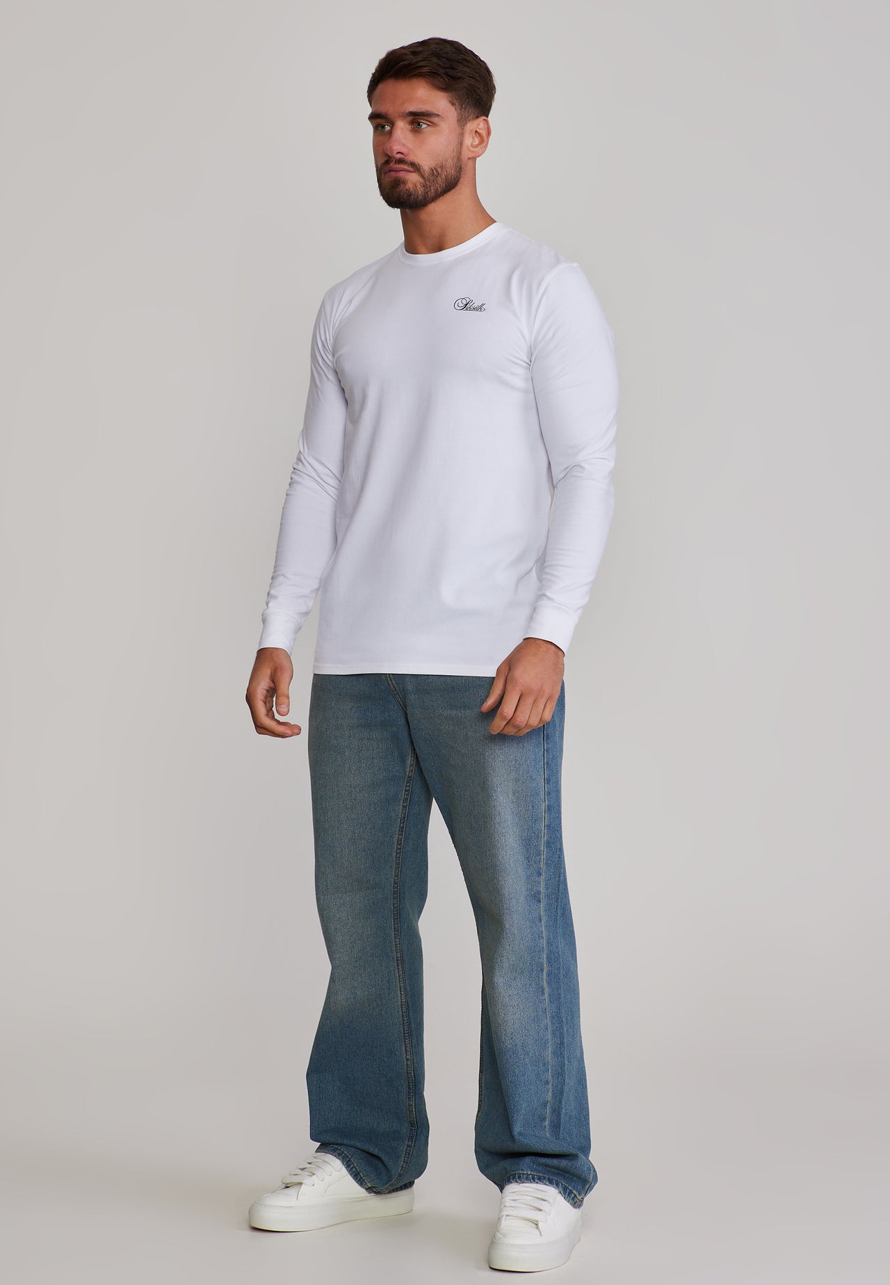 White Essentials LS T-Shirt (3)