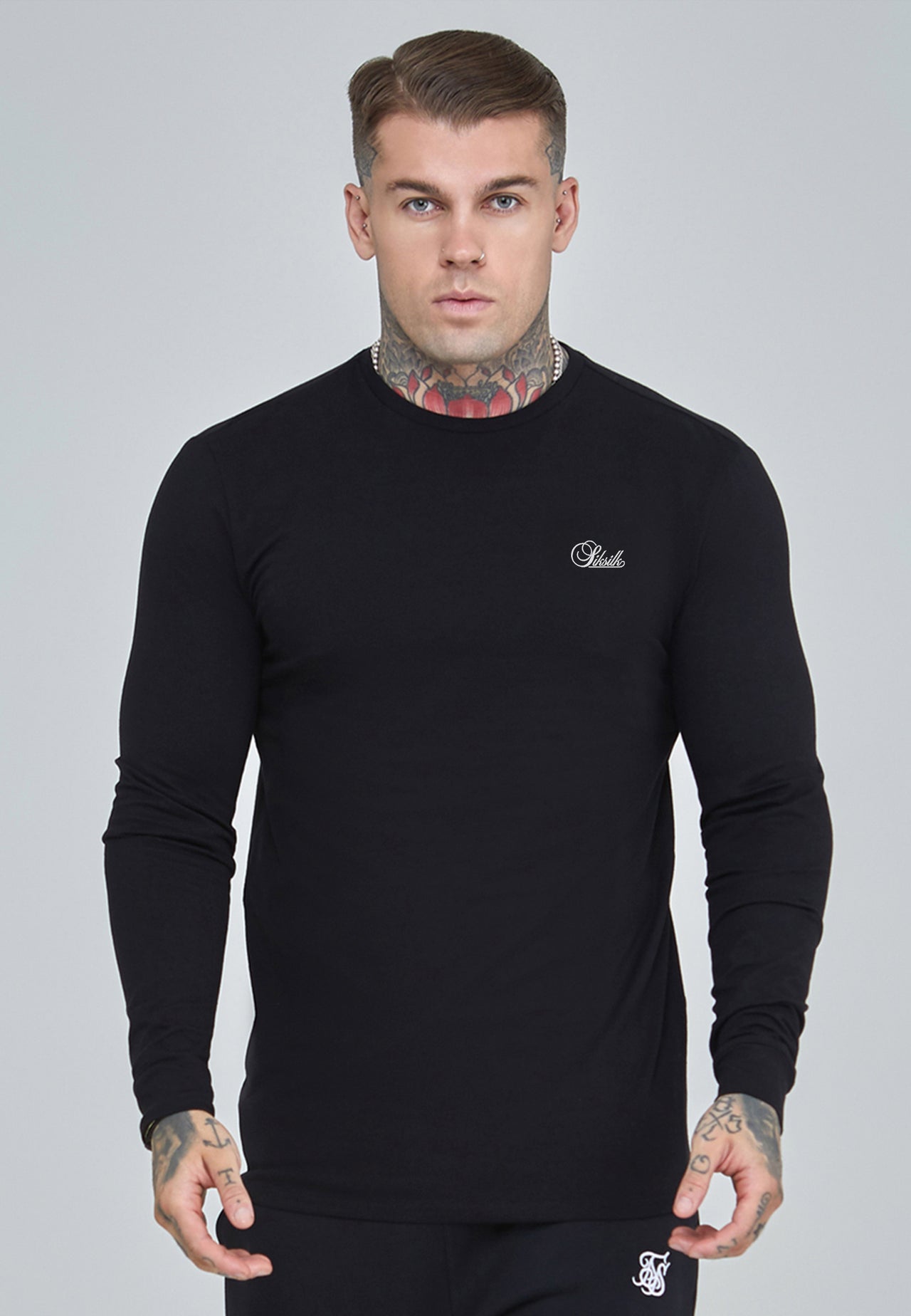 Black Essentials LS T-Shirt