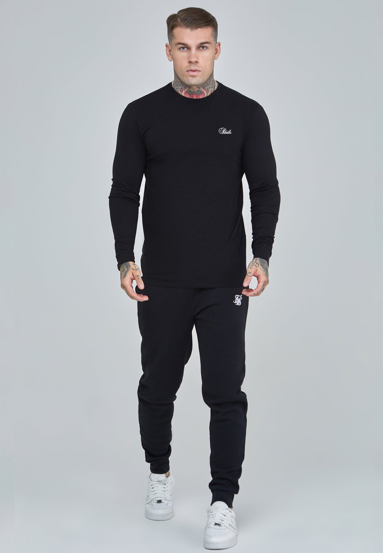 Black Essentials LS T-Shirt (2)