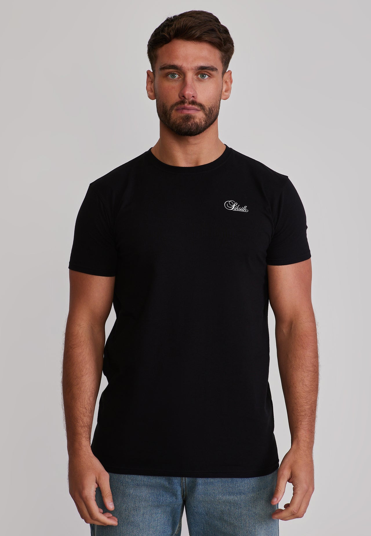 Black Pack of 3 Muscle Fit T-Shirts (1)