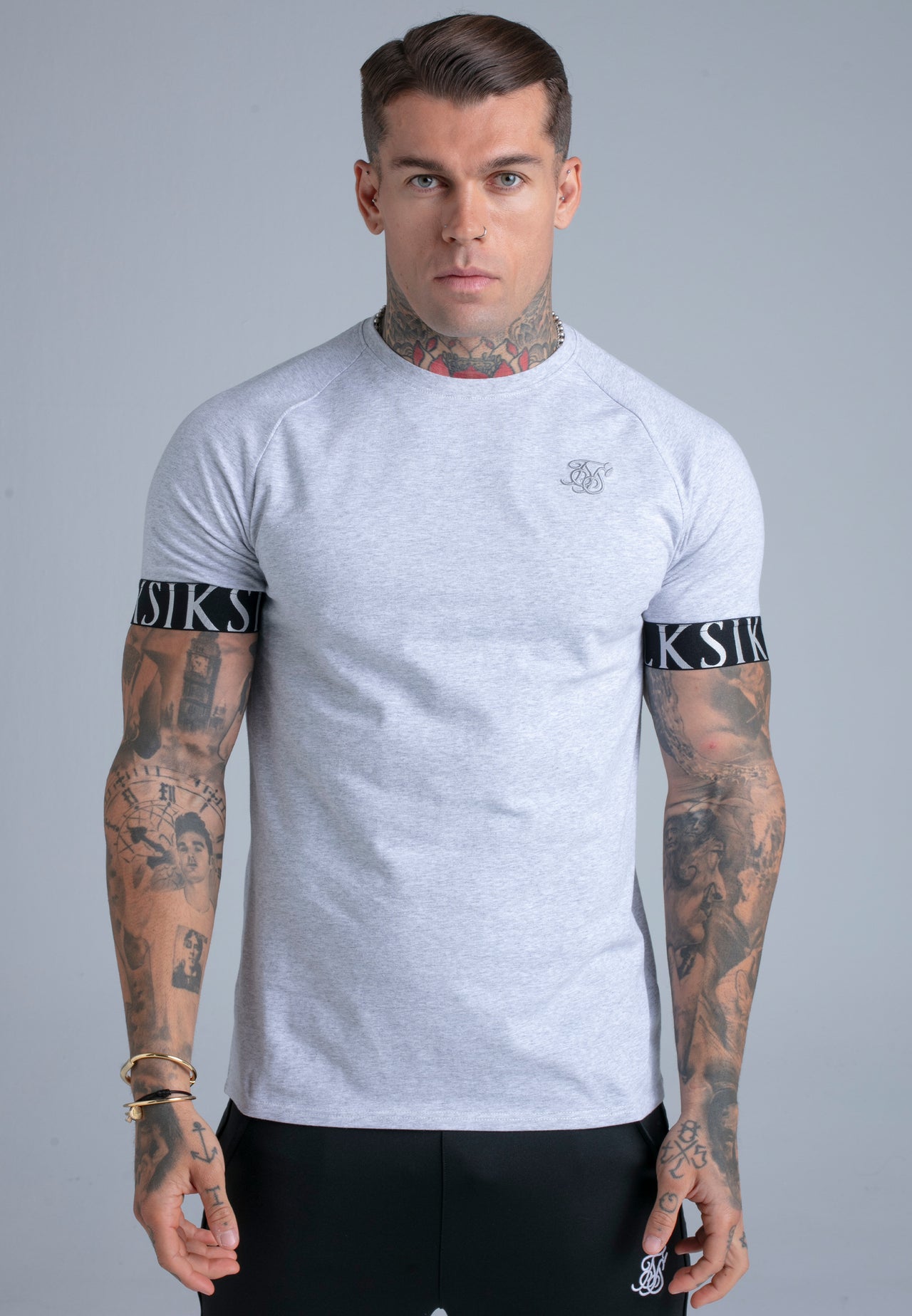 Black and White and Grey Pack of 3 Tech T-Shirts (3)