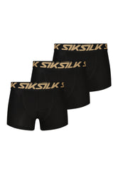 Black and Gold Pack of 3 Boxer Shorts