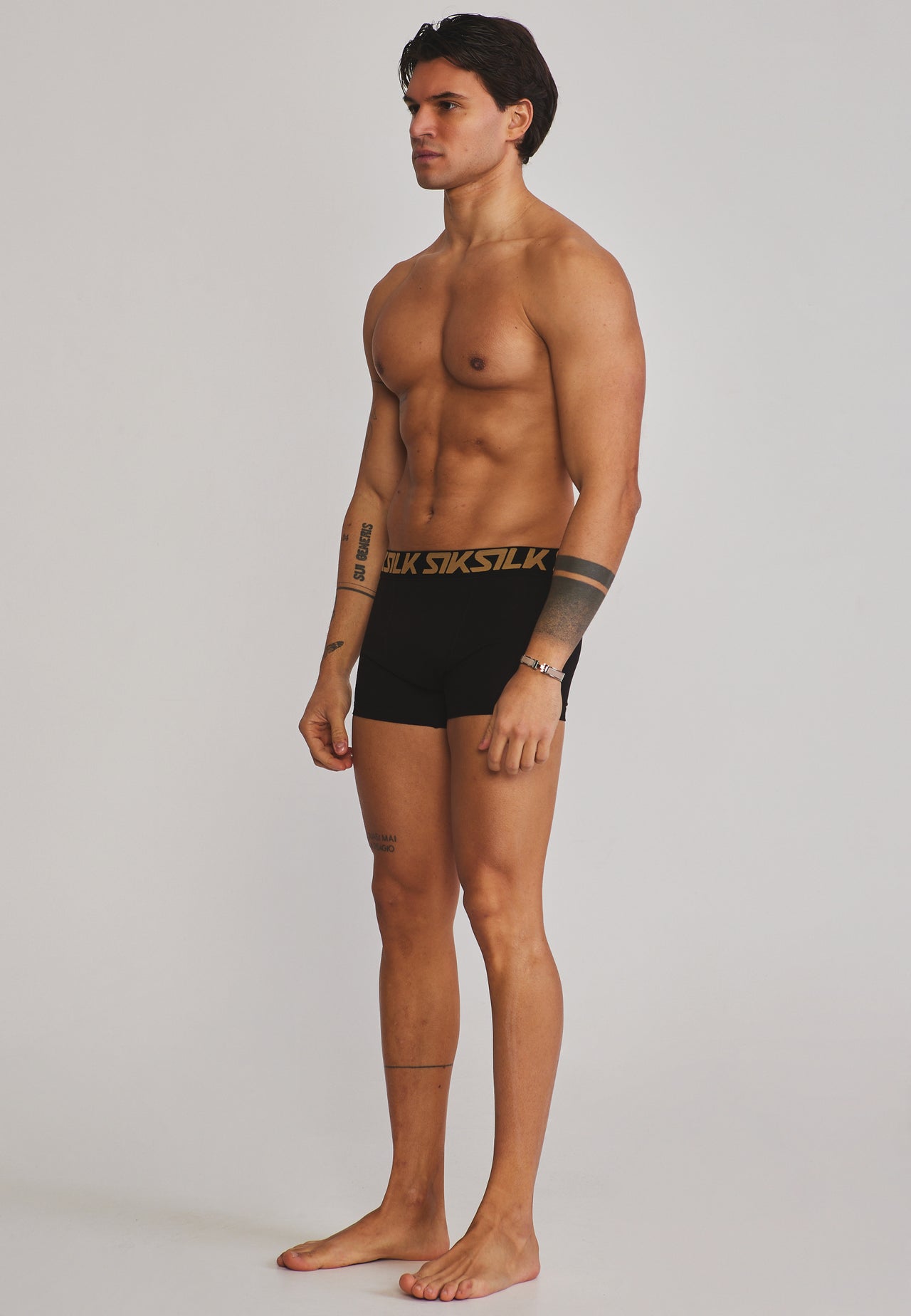 Black and Gold Pack of 3 Boxer Shorts (4)