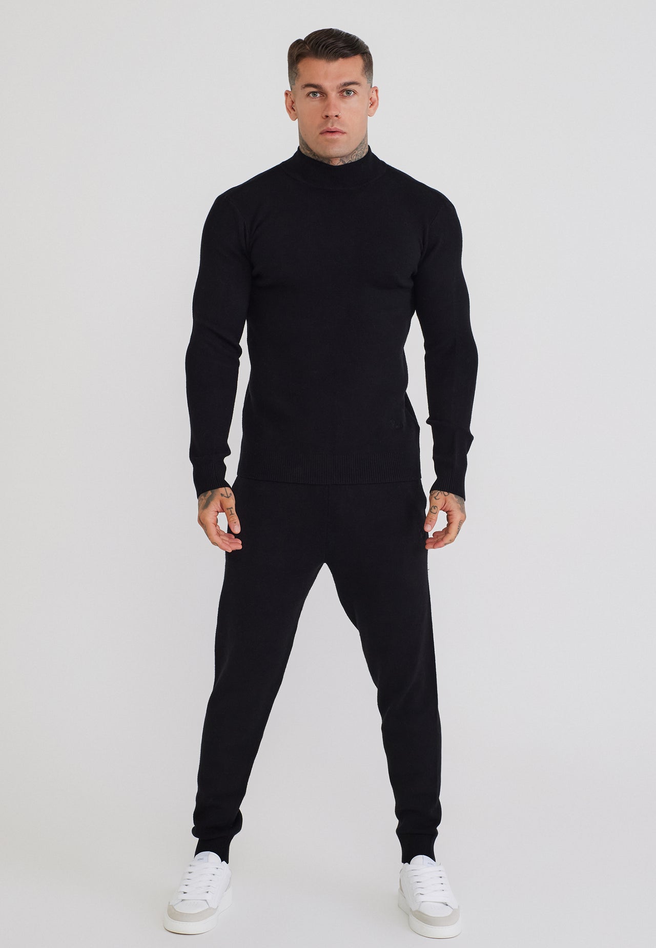 Black Knitted Joggers (1)