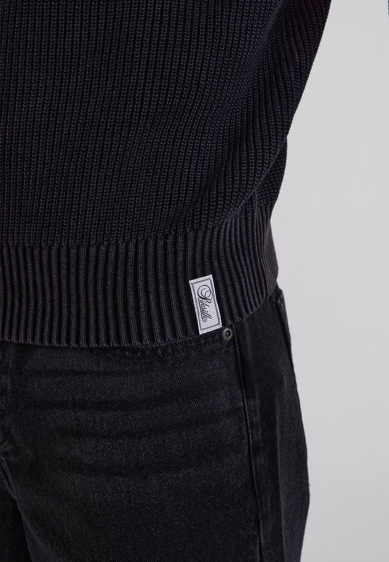 Black High Neck Sweater (1)