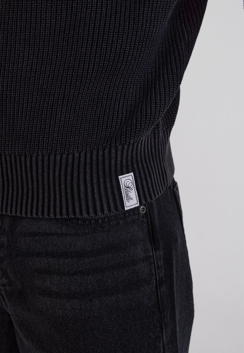 Black High Neck Sweater (1)