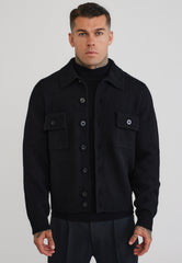 Black Knitted Cardigan